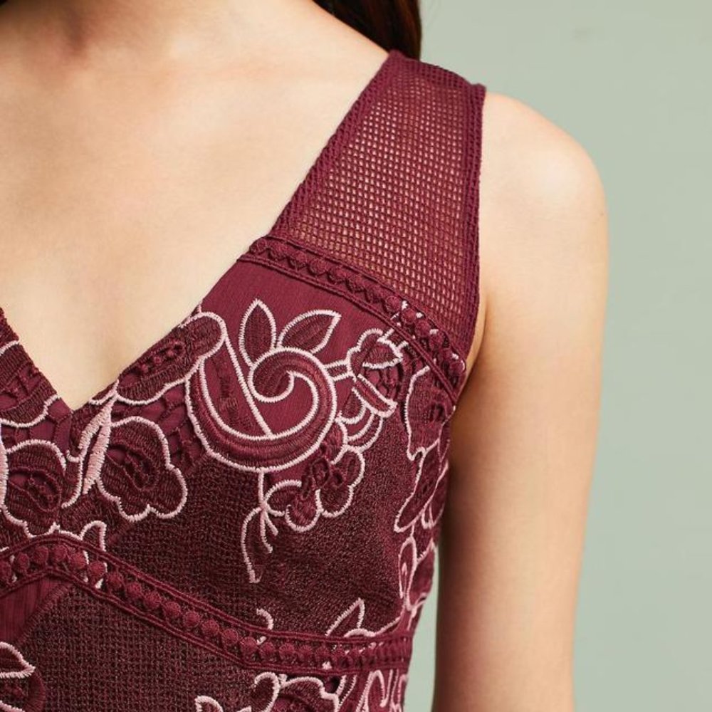 ANTHROPOLOGIE Moulinette Ariana Lace Column Dress - Picture 2 of 8